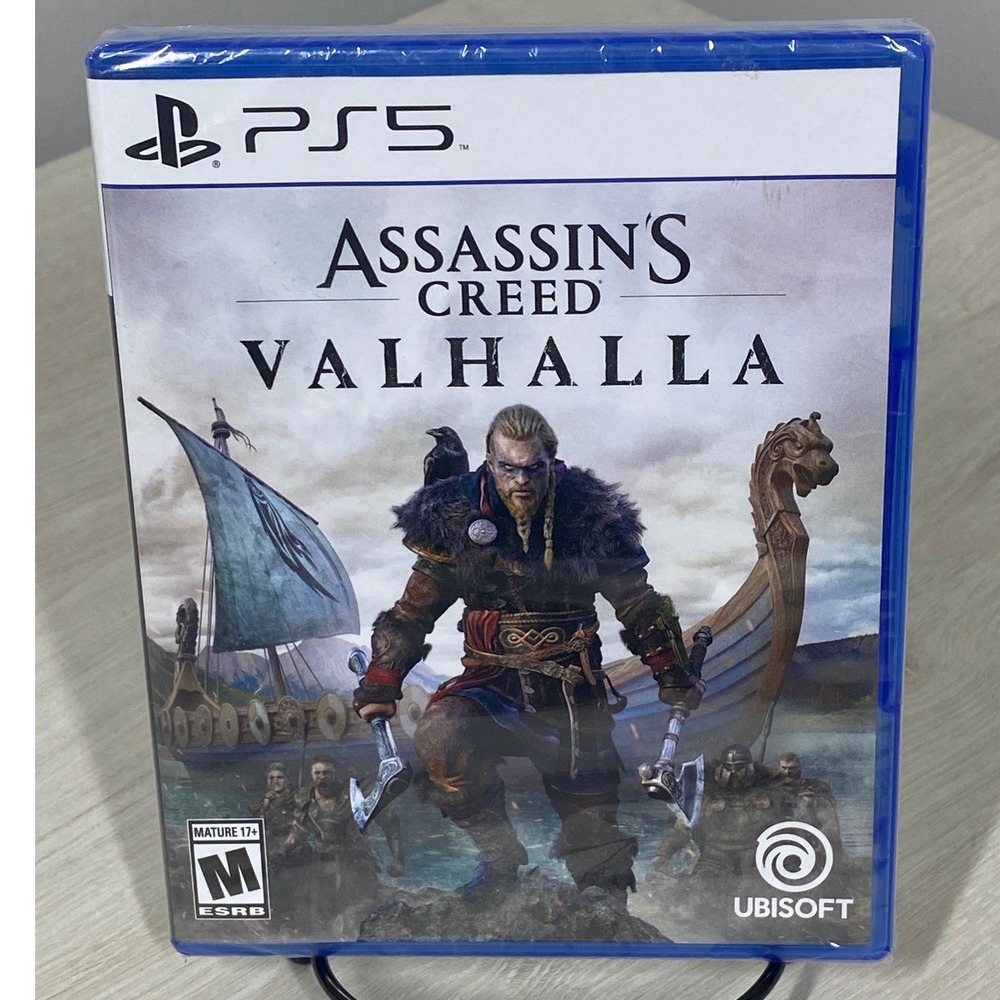 NEW Assassins Creed Valhalla Sony PlayStation 5 PS5 Ubisoft Viking SEALED